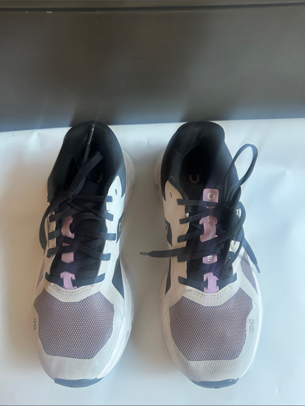 Cloudrunner Sneakers 
Black White and Lavender Runner Sneakers - Picture 2 of 6